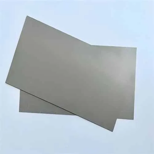 Sintered porous titanium plate product image for filtration and diffuser RFQs