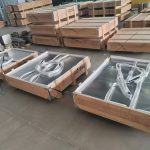 Grade 23 Ti-6Al-4V ELI titanium plates in export crates