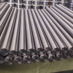Ti-6Al-4V ELI Grade 23 titanium round bars in factory