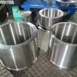 Forged titanium sleeves and rings, machined bore, ASTM B381
