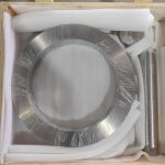 Forged titanium billet and ring slab in export crate