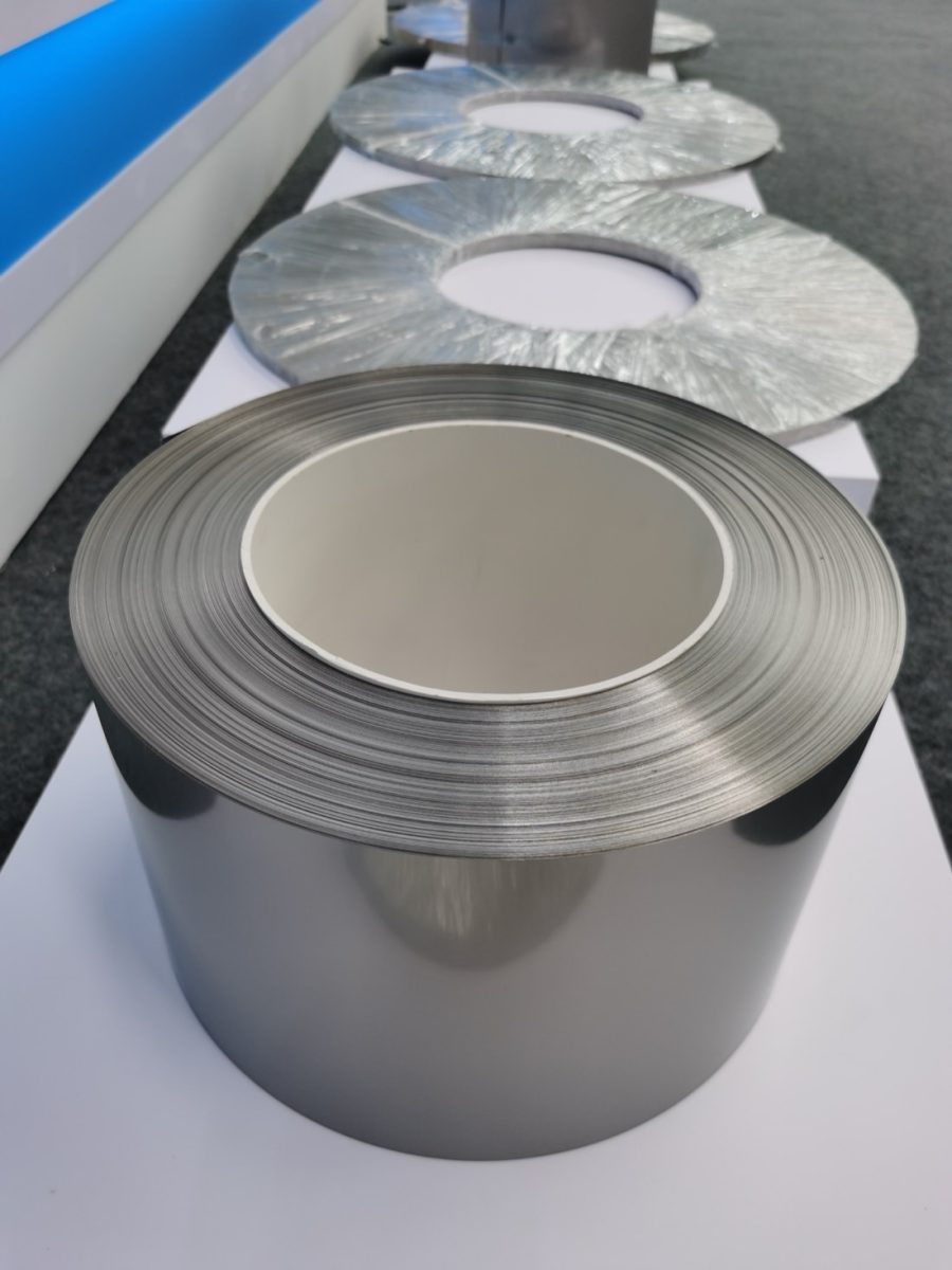 Grade 7 titanium strip and foil coils for corrosion-resistant applications