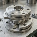 Stacked GR2 Titanium Flanges 3 inch 300# ASME B16.5 Grade 2 titanium weld neck flanges manufactured by Beiyu Titanium