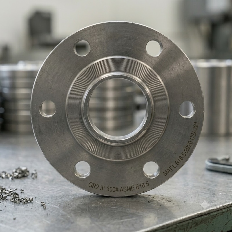 Grade 2 Titanium Flange | ASTM B381 Titanium Pipe Flange product image