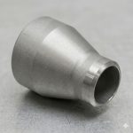 Titanium concentric reducer pipe fitting, smooth transition titanium reducer for piping systems