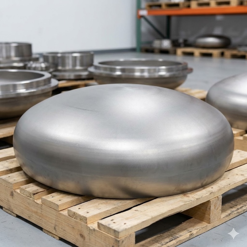 Titanium Elliptical Heads & Spherical Heads | Gr2/Gr7 Pressure Vessel Parts product image