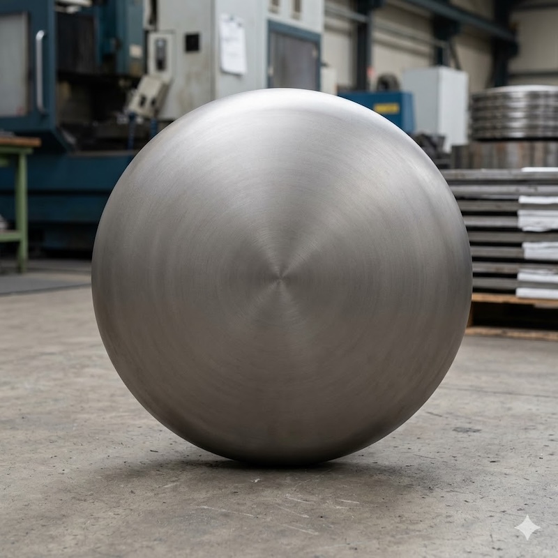 Titanium Elliptical Heads & Spherical Heads | Gr2/Gr7 Pressure Vessel Parts product image