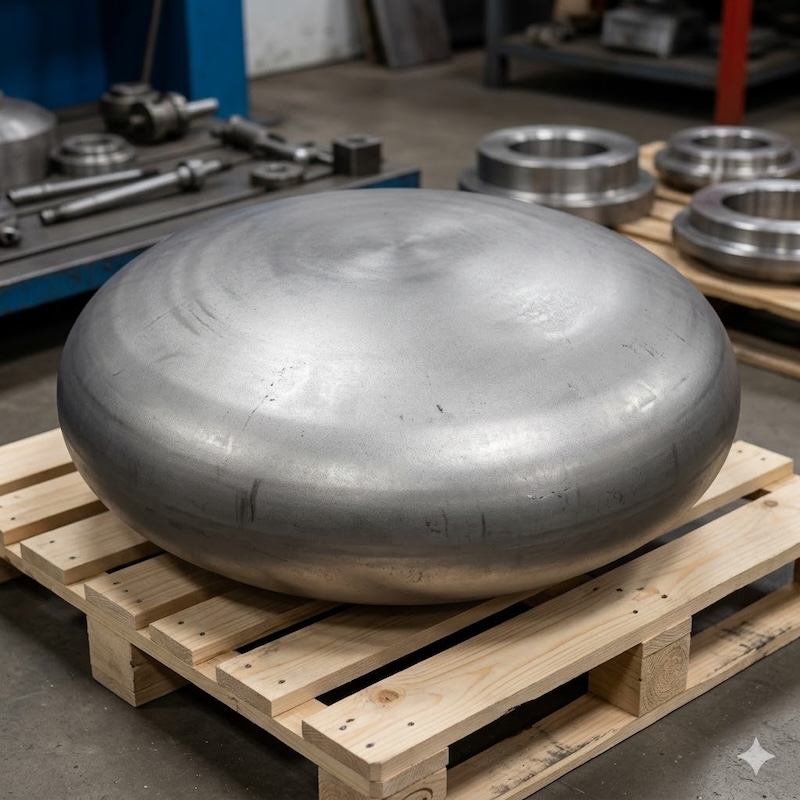 Titanium Elliptical Heads & Spherical Heads | Gr2/Gr7 Pressure Vessel Parts product image