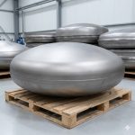 Titanium elliptical and spherical heads for pressure vessel RFQs