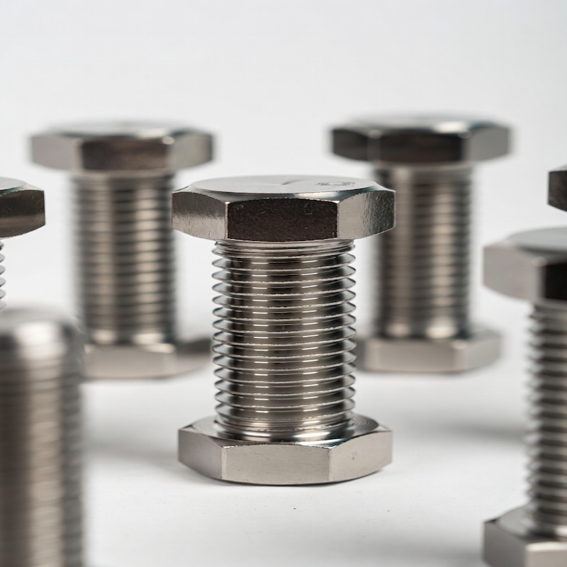 Grade 2 and Grade 5 titanium fasteners for application reference