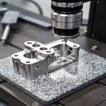 Titanium precision machined CNC component for drawing-based RFQs