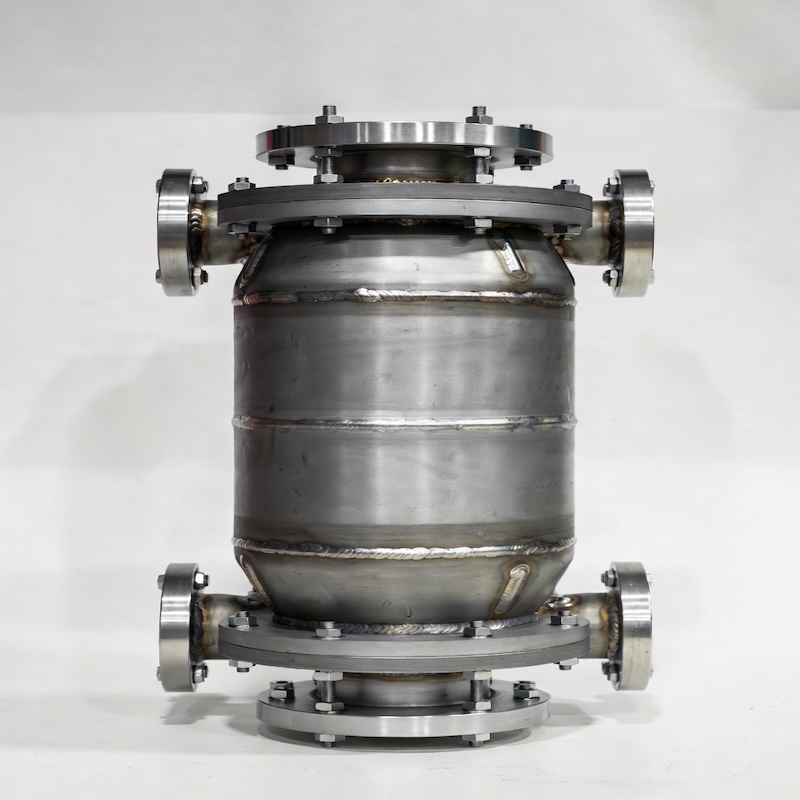 Titanium shell and tube heat exchanger product image for RFQ review