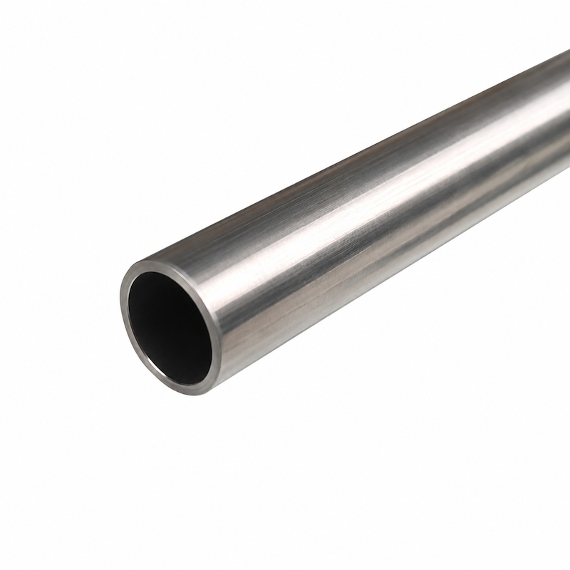 Incoloy 825 nickel alloy tube close-up for heat exchanger equipment