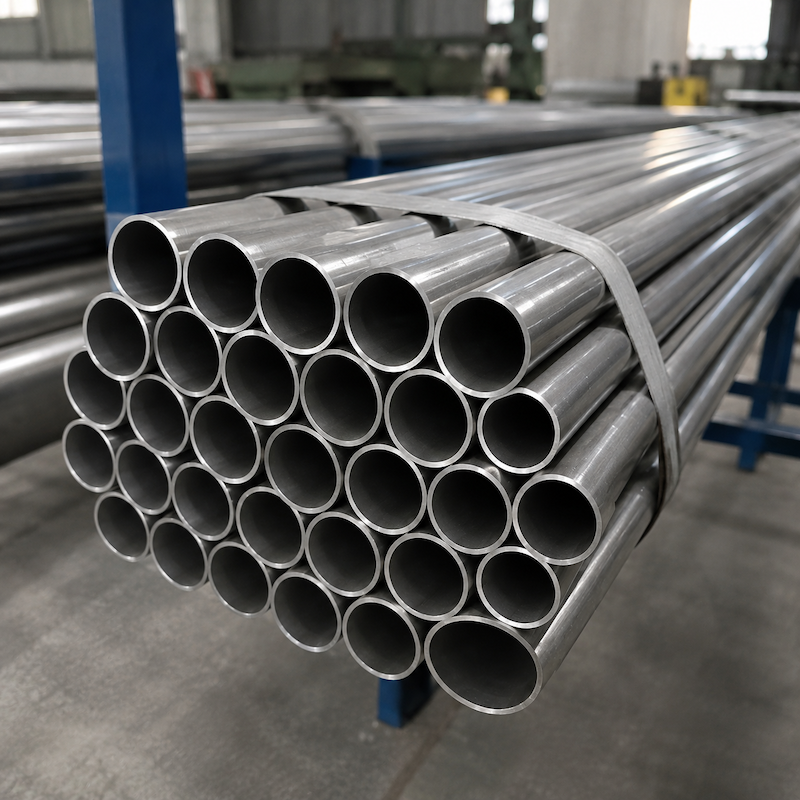 Nickel alloy pipe bundle for corrosion-resistant process systems