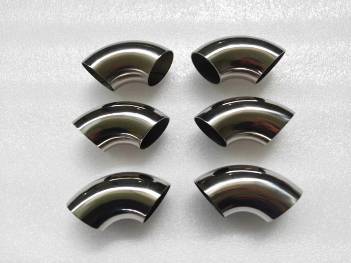 Titanium pipe elbow fittings