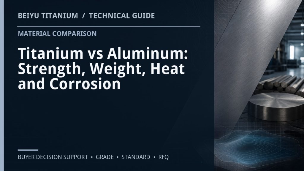 Technical guide cover: Titanium vs Aluminum: Strength, Weight, Heat and Corrosion