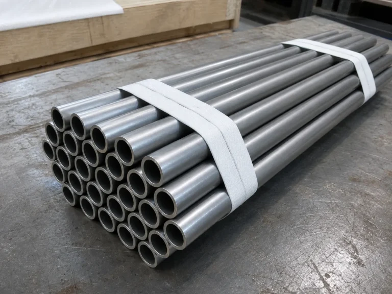 Tantalum seamless tubes bundled for export packing