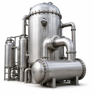 Titanium chemical equipment vessel and piping for corrosive processing