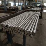 Nickel 200 rods bundled for export packing and heat number traceability