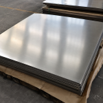 Nickel 201 plate stacks prepared for export packing