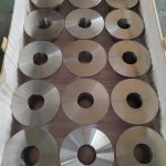 Titanium forged rings packed in an export crate