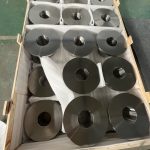 Forged titanium rings foam-packed for export shipment