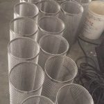 Titanium mesh anode cylinders