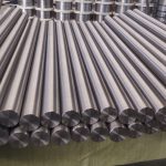 Bundle of titanium round bars