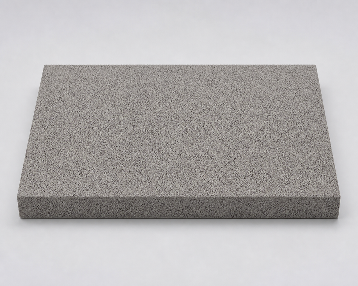 Sintered porous titanium plate product image for filtration and diffuser RFQs