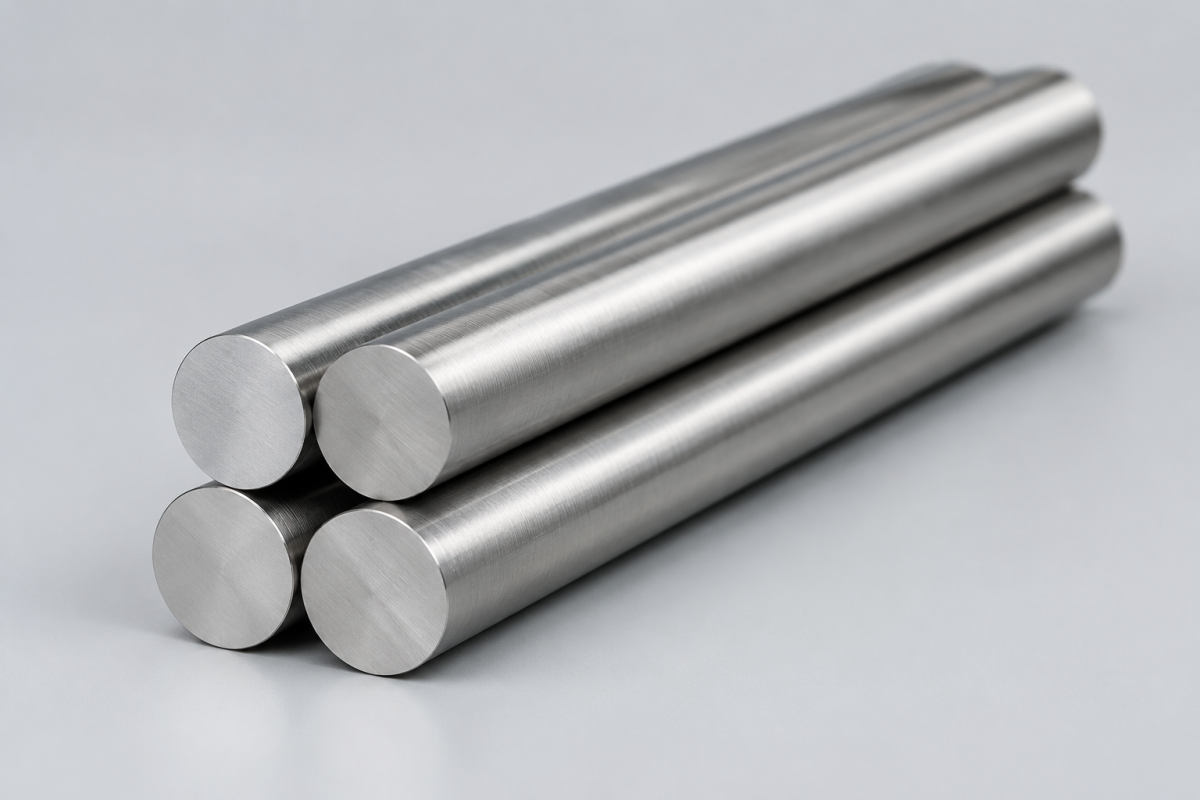 Round bar, illustrative studio image of the product form