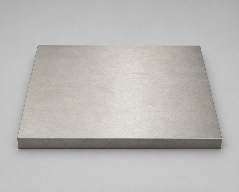 Zirconium plate, illustrative studio image of the product form