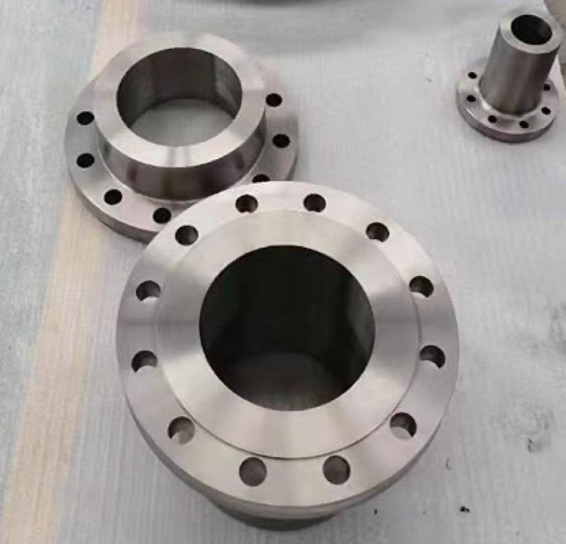 Titanium forging and flange
