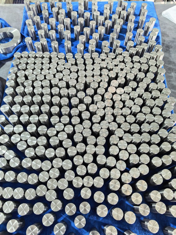 Machined titanium component